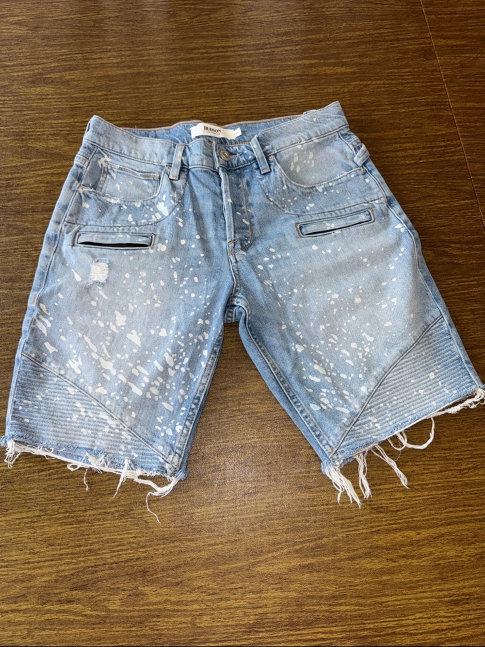 Hudson Jeans Light Blue Denim Shorts